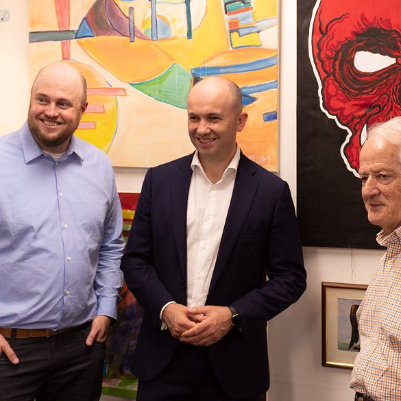 Photo Dr JR Baker and guests