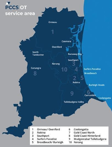 PCCS OT QLD Service Area